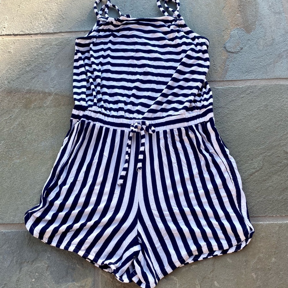 Super soft striped romper